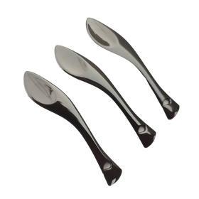 Free logo Face Cream Cosmetic Spoon Zinc Alloy Makeup Spatula Facial Cream Applicator Face Beauty Tool Mini Face Spoon