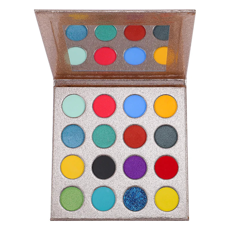 Luxury Neutral Original Shimmer Private Label Custom Cute Eyeshadow Palette Book Custom logo Cream Eyeshadow Palette
