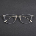 Transparent Color Pure Titanium Glasses Frame Manufactured by Shenzhen Factory Women's Luxury Designer Round Frame Spectacles