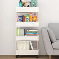 Living Room European-style Hot Sale Plastic Sliding Drawer Storage 3 Layers Trolley for Kitchen Bathroom Living Room Trolley