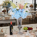 Factory Wedding Metal Vase Tabletop Center Piece Road Lead Iron Gold Silver Plated Vase Metal Crafts
