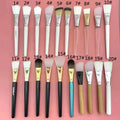 DIAS Bamboo Wood Acrylic Handle Face Wooden Synthetic Silicone New Vegan Custom Logo Private Label Single Clay Mask Makeup Brush