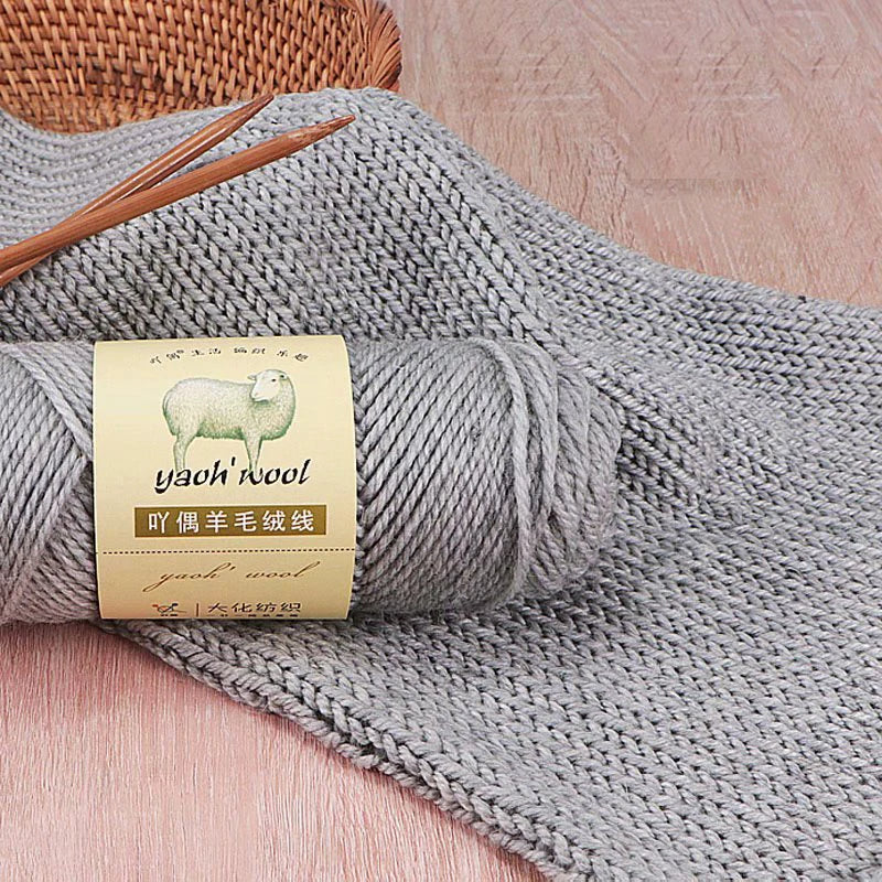 Wholesale Manufacturer Wool Acrylic Blend Yarn for Knitting and Weaving Soft Clothing Casual