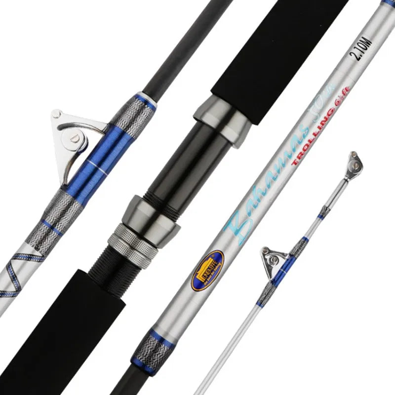 New Style 1.98m 2.1m Fishing Trolling Rods Fishing Rod Carbon Fiber Telescopic Fishing Rod