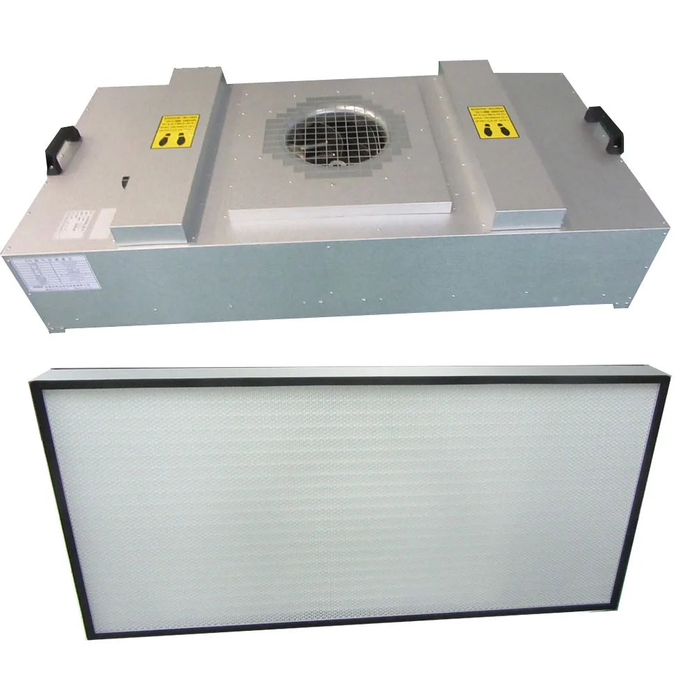 New Clean Room FFU Fan Filter Unit with HEPA Air Filter 99.99% Efficiency at 0.3m Three Speed Control