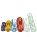 TOPWAY Stainless Steel Coil Industrial Compression Springs ISO 10243//JIS B 5012 Standards 55 lb Load Capacity Model