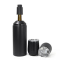 Custom Premium Iceless Double Walled Stainless Steel Vacuum Insulated Wine Bottle Chiller for Most 25 oz Wine Champagne Bottles