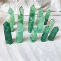 Wholesale Natural Crystal Point Green Fluorite Point Crystal Towers for Home Decoration