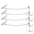 Spinpoler Fishing Hooks Rig Stainless Steel Fishing Hooks Stringer Screw Connector Stitching Pike Fishing Hooks Wholesale