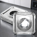 100 Pack with Sticker 8.5x8.5 Inch square Gas Stove burner Liner Covers High Quality for Kitchen
