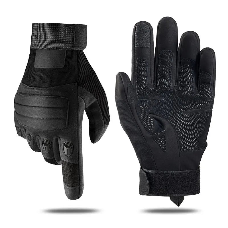 Custom Wholesale Hand Full Finger Hard Knuckle Training Cycling Waterproof Tactical Gloves Outdoor Sports