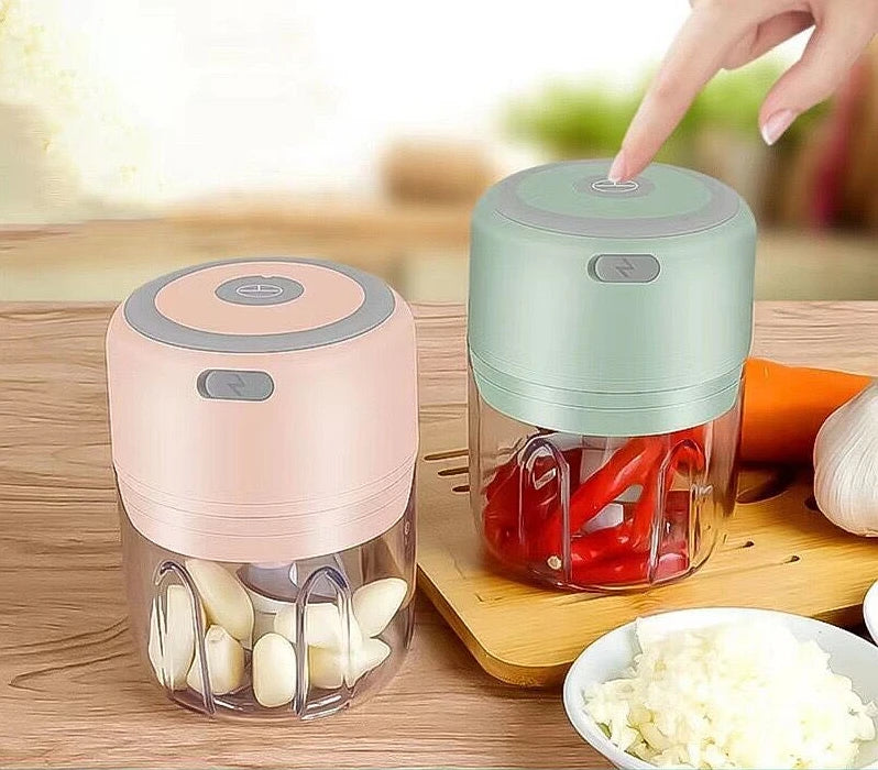 USB Mini Wireless Garlic Grinders Food Vegetable Meat Pepper Chili  Chopper Kitchen Gadgets Grinder 100ml/250ml