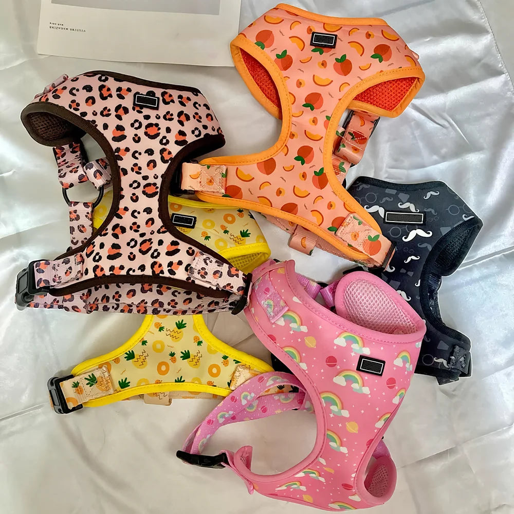 Custom Name and Phone Number Personalized Dog Harness No Pull for Preventing Tugging Pulling or Choking
