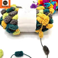 Machine Knitting Yarns Fancy Scarf Yarn Hand Knitting Polyester Woolen Popcorn Crochet Fancy Acrylic Knitting Yarn