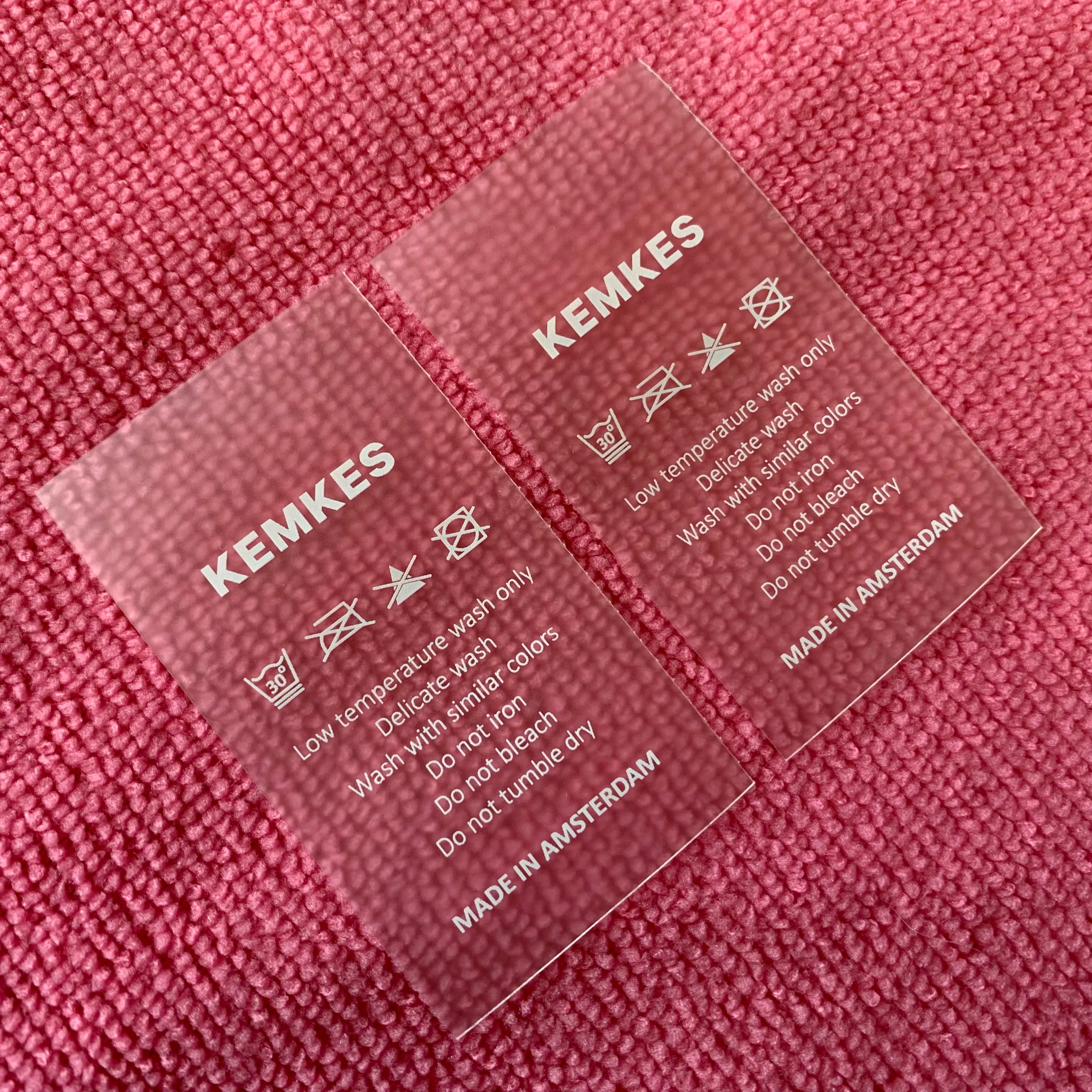 Swimwear Transparent TPU Plastic Labelsilk Screen Printing Washing Care clear TPU Labels