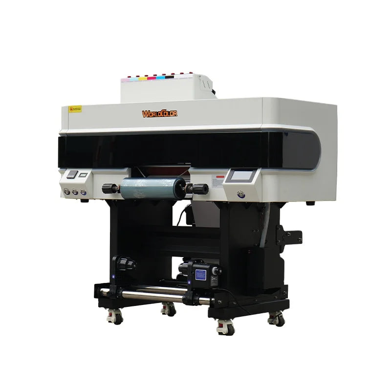 WorldColor A3 UV DTF Inkjet Printer Automatic Three Heads F1080 Honson Board for Bottle Cups and Phone Case Printing UV Printer