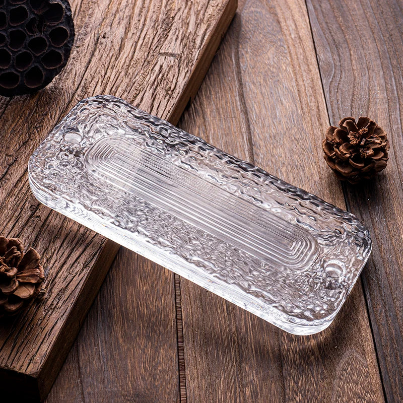 New Design Hanging Glass Tiles Glass Bricks With Holes for Wall Partition