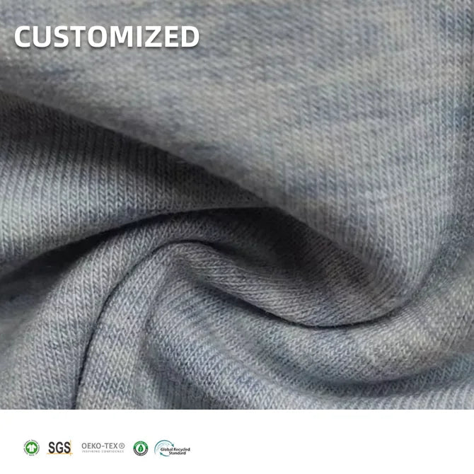 Beautiful Blue170gsm 100% Cotton Jersey Single Mercerized Fabric for Clothes