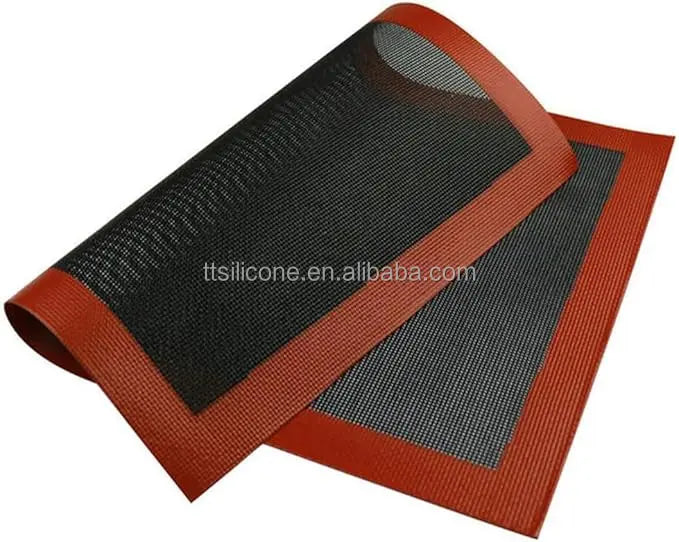 Non-Stick Silicone Baking Mat Perforated 12*16 Inch Easy to Clean Oven Sheet Liner for Bread and Cookies