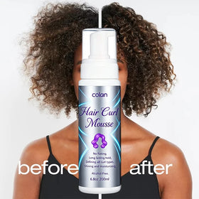 OEM/ODM Service No Frizz Sticky Resedule Long Standing Alcohol Free Hair Foam for Wig and Curl Mousse