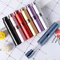 Portable 8ml 10ml Empty Perfume Bottle Twist Rotation Refillable Aluminum Atomizers for Cosmetic Packaging