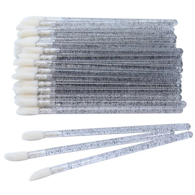 Crystal Lip Brushes Lip Appilcators Lipstick Wands Gloss Wands Eyeshadow Brushes Tool Makeup Beauty Tool Kits