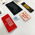 Factory Made Woven Logo Satin Woven Logo Satin Silk Garment Print Label Clothing Garment Labels Custom Labels for Clothing Brand