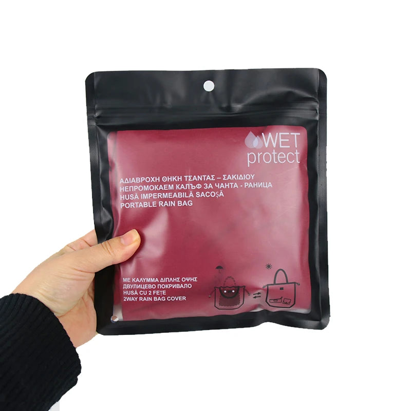 Custom Logo Recyclable Fashion Laminated PE Material Zip Lock Clothing Bag with Frosted Window Custom Size for Fur Shoes & Socks