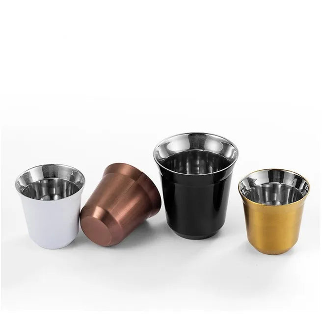 80ml/150ml  Double Wall Vacuum Stainless Steel Espresso Coffee Cup Insulated Tea Mug