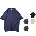 Wholesale Hot Sale 100% Cotton Comfortable Stylish Solid Color Men's Heavyweight Oversized T-shirt Can Be Customized logo