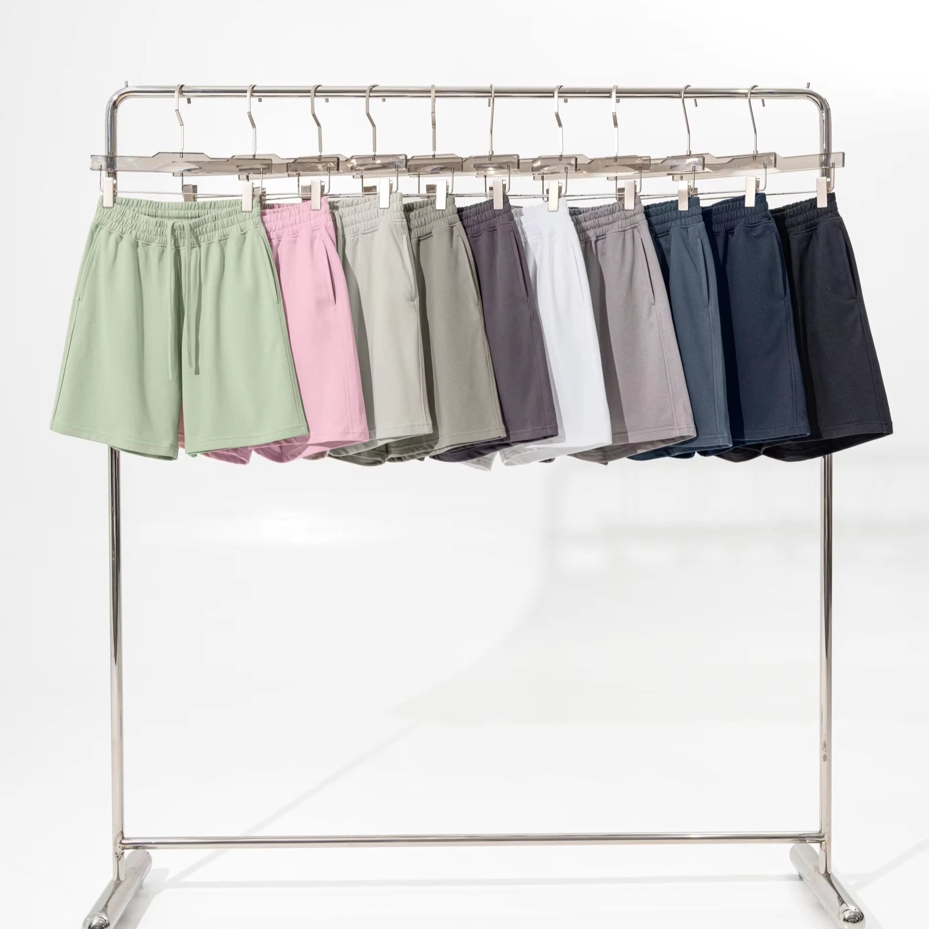 Heavyweight High Street Men's Casual Shorts Set Paired with the Same T-shirt to Customize Your  Brand