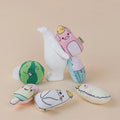 Ice Cream Style Custom Interactive Plush Pet Chew Squeaky Catnip Cat Toys