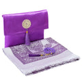 2025 New Islamic Prayer Rug Gift Set for Eid Muslim Prayer Mat Sajadah with Portable Bag