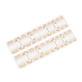 Huizi gel nail art decoration hot sale gel nail sticker new design LED lamp semi-cured gel strips