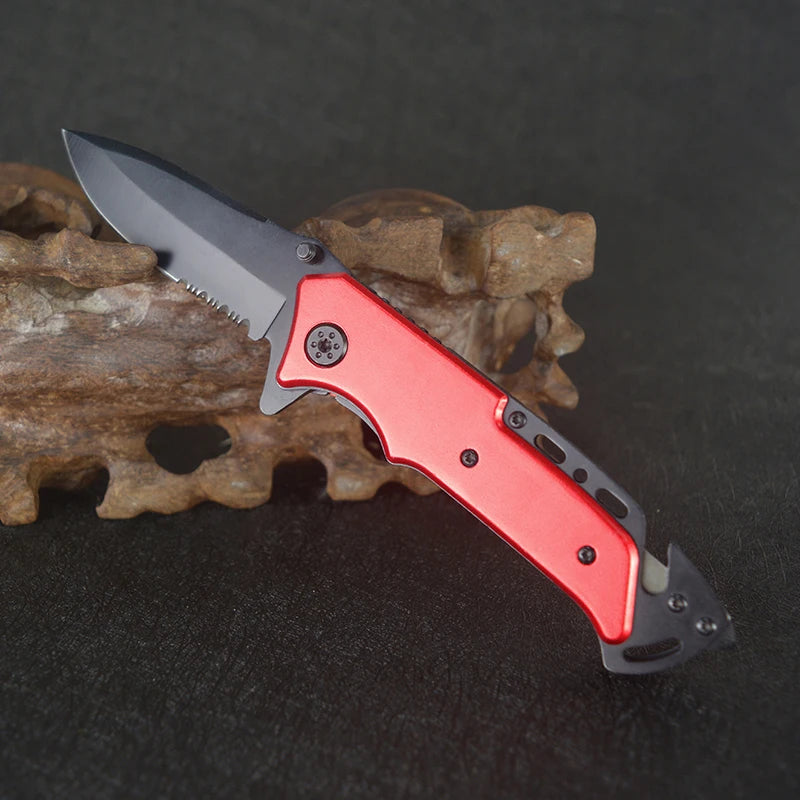 Promotion Aluminum Handle Folding Knife Survival Pocket Knife Multi-function Tactical Folding Knife