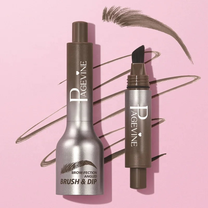 Best Selling Long-Lasting Waterproof Natural Pencil Wild Eyebrow Gel High Pigment Dip Tinted Eyebrow Dye Eyebrow Fector Brush