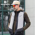 ROCKBROS Heated Vest Jackets Usb Electric Heated Jersey With Battery Pack Winter Smart Heating Polyester+Nylon Cotton Vest