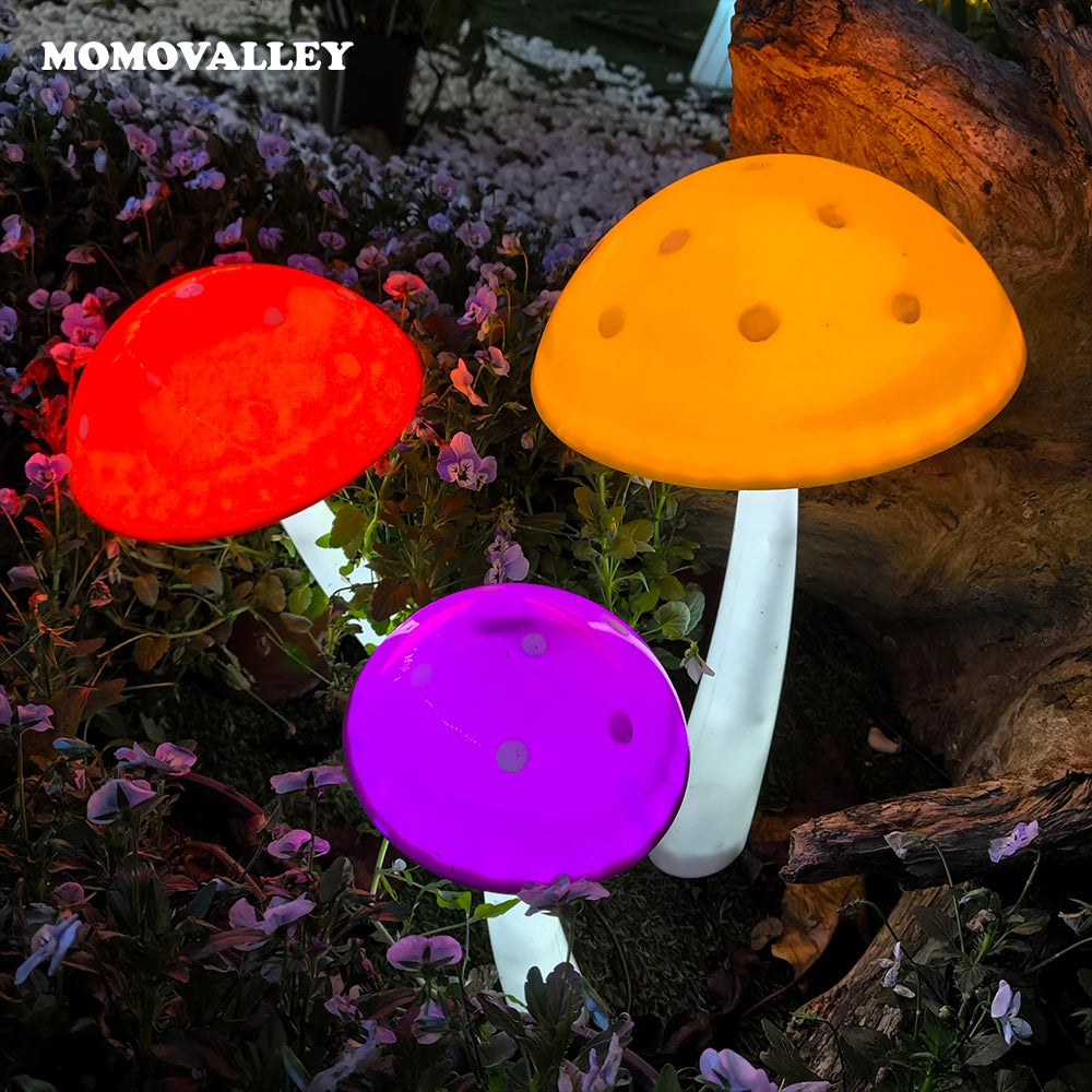 Momovalley UL/CE Certified Commercial Grade Giant LED Mushroom Landscape Lighting for Park and Resort Project Decor