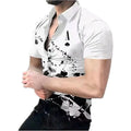 Men's Custom Summer Casual Beach Shirt Polyester-for Beach Vacations