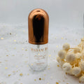 Oval Electroplating Glass Foundation Bottle with Pump Sprayer Surface Handled by Screen Printing