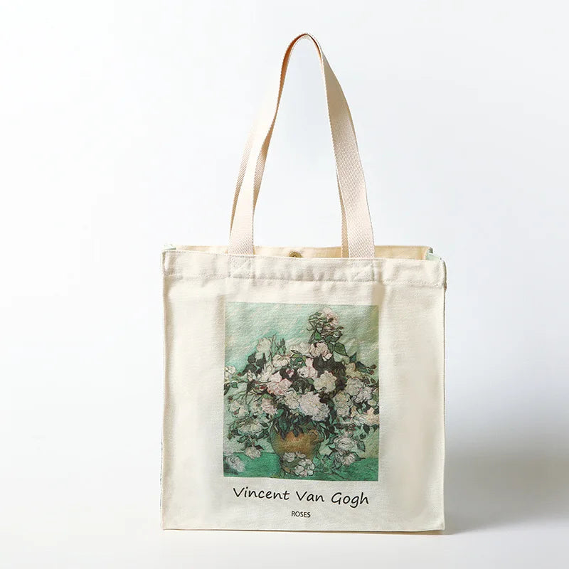 Custom Letter Printed Oversized Eco Friendly Shopping 14oz Cotton Canvas Bag Tote With Logo