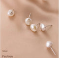 Fashion Jewelry 925 Sterling Silver Earrings Irregular Baroque Pearls Real Natural Pearl Gold Plated Stud Earrings for Women
