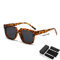 Fashion Custom Logo High End Metal Hinge Full-Frame Square Optical Frames Diamond Face Men Women Sport Sunglasses UV400 Anti