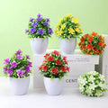 Artificial Plants & Greenery Small Bonsai Desktop Creative Decoration Outdoor Home Office Gift Potted Plant