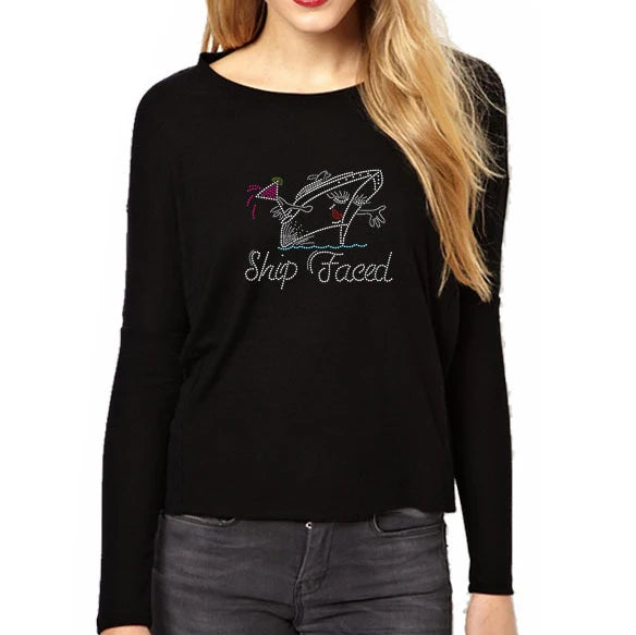 Wholesale Motif Rhinestone Tshirt Transfer Iron on Applique for Tshirt