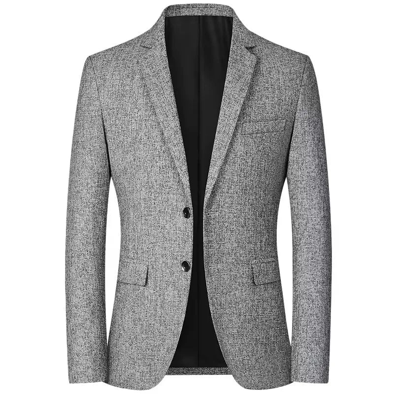 M-4XL New Men's Business and Leisure Small Suit Jacket Fashionable Men's Solid Color Suit Single Breasted Jacket