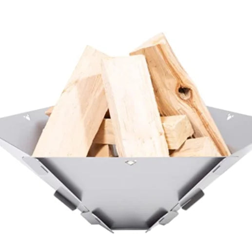 Nenghua Hexagon Camping Fire Pit Model NFP030A Made of Stainless Steel Charcoal Fire Bowl MegaBDM