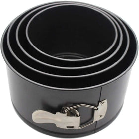 Small Tall Cheesecake Pan Set Nonstick Leakproof Springform Pan Removable Bottom Baking Dishes Pans 12cm/14cm/16cm/18cm/10.5cm