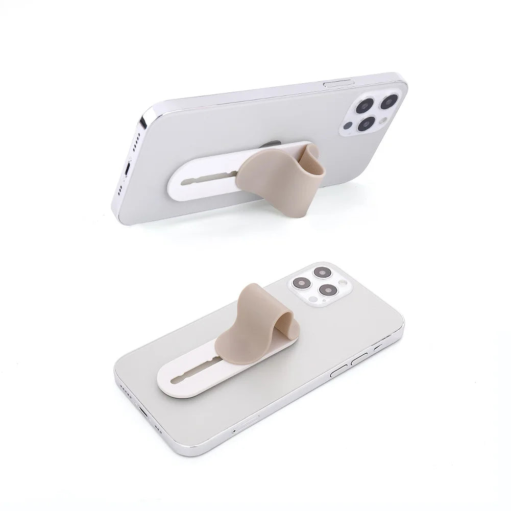 Universal Finger Kickstand Phone Momostick Grip Holder Pure Color Finger Cell Phone Grip Strap Stand for Back of Phone