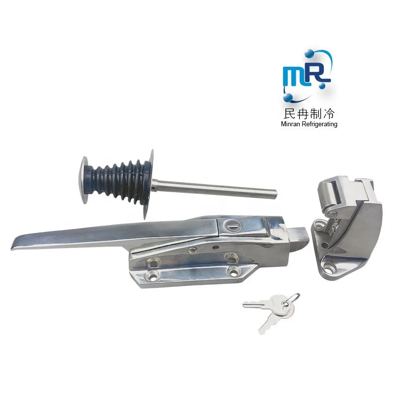 Premium Quality 1178 Cold Room Door Lock Latch 304 Stainless Steel Industrial Storage Handle